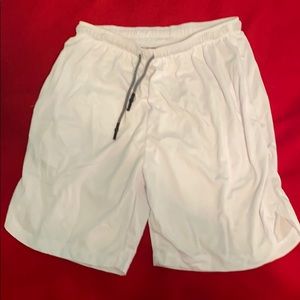 White athletic shorts